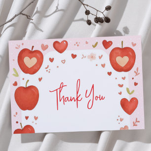 Apple of Our Eye Fall Baby Shower  Thank You Card