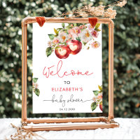 Apple of Our Eye Fruit Baby Shower Welcome