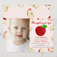 Apple of Our Eye Photo First Birthday