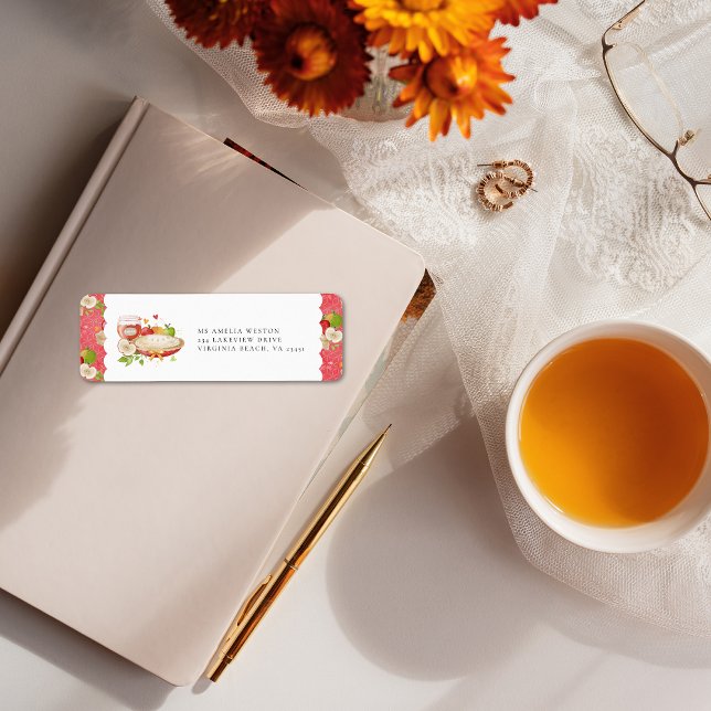 Apple of Our Eye Return Address Label (Apple of Our Eye Baby Shower Return. Address Label)