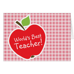 Apple on Blush Pink Gingham