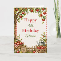 Apple Orchard Birthday