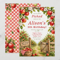 Apple Orchard Birthday