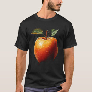 Apple Orchard Fruit Painting Sweet Red Apple Desig T-Shirt