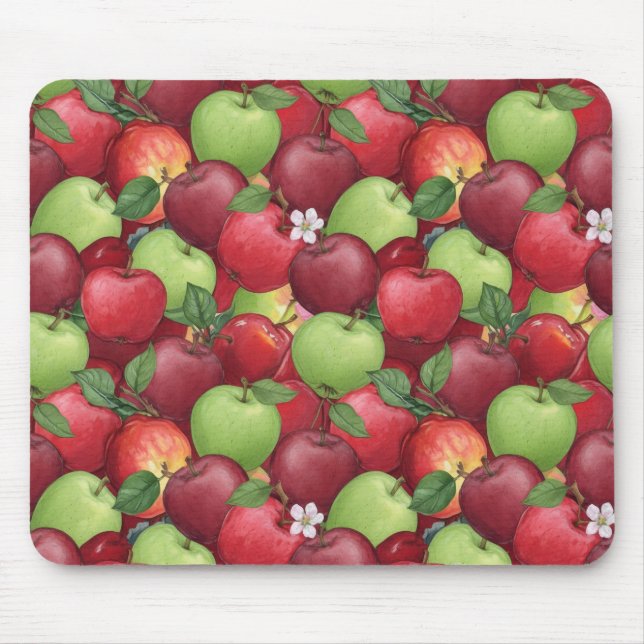 Apple Orchard Harvest Mouse Pad (Front)
