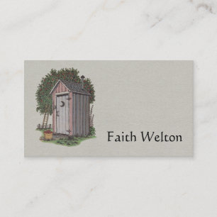 Apple Orchard Outhouse Business Card