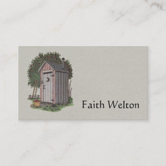 Apple Orchard Outhouse Business Card