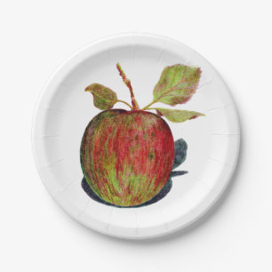 Apple Paper Plate