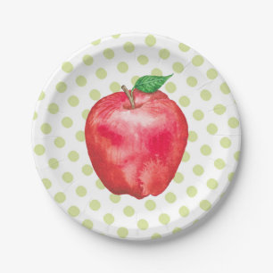 Apple Paper Plate