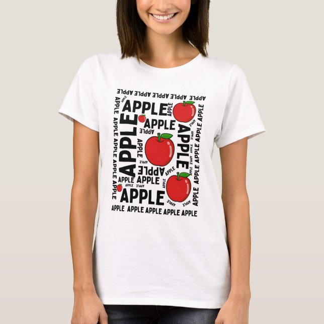 APPLE PATTERN T-Shirt (Front)