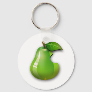 Apple Pear Key Ring