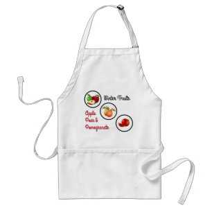 Apple, Pear & Pomegranate Design Standard Apron