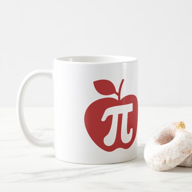 Apple Pi 3.14 Coffee Mug (With Donut)