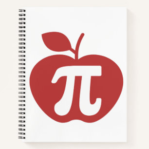 Apple Pi 3.14 Math Pi Day Notebook