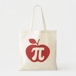 Apple Pi 3.14 Math Pi Day Tote Bag