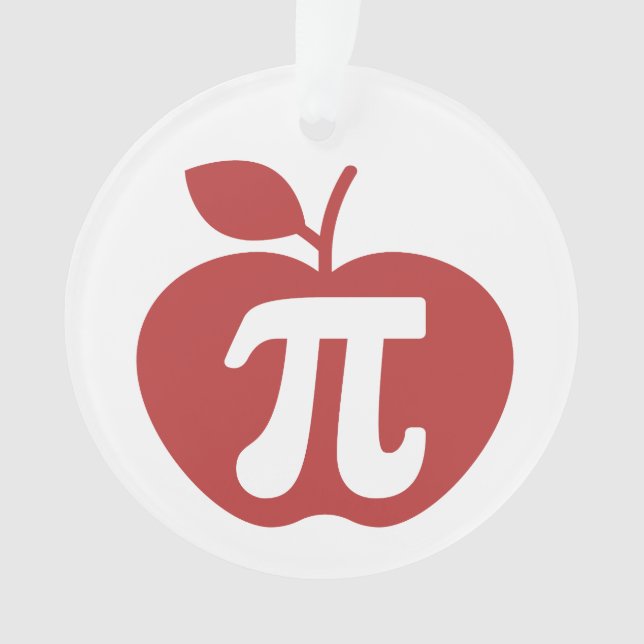 Apple Pi 3.14 Ornament (Front)