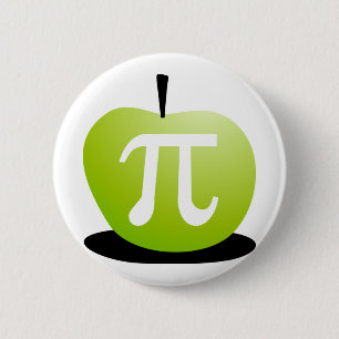 Apple Pi 6 Cm Round Badge