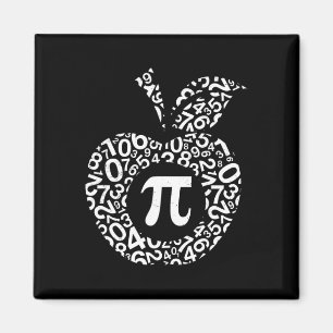 Apple Pi Algebra Sign Math Funny Pi Day Gift Magnet