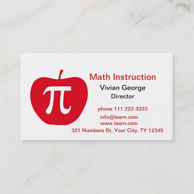 Apple Pi Business Card (Front)