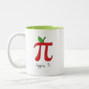 Apple Pi Cute Math Pi Day Coffee Mug