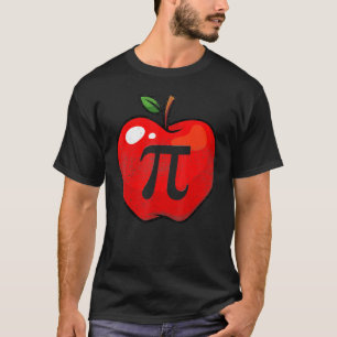Apple Pi Day Math Lover Teacher Student 3 14 Apple T-Shirt