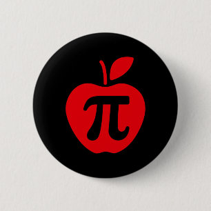Apple Pi Day Shirt 6 Cm Round Badge