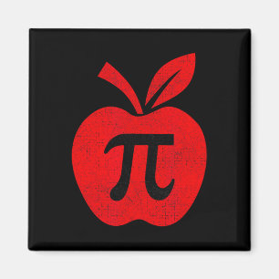Apple Pi Day Tee Math Teacher Pi Math Kids Magnet