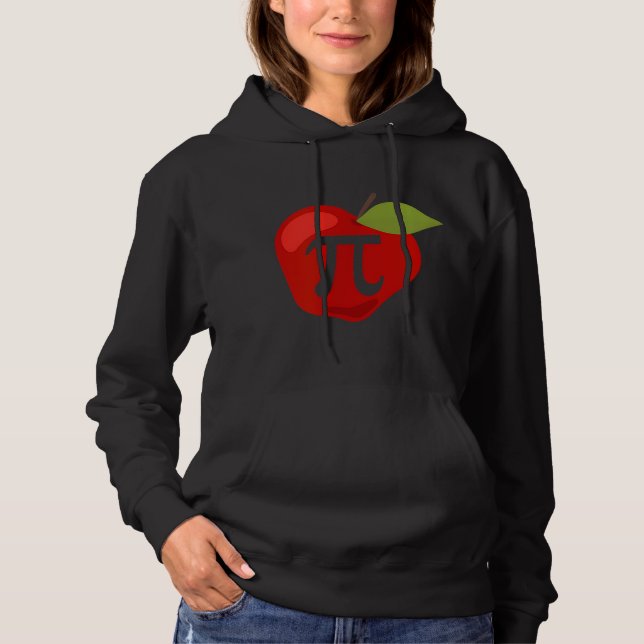 Apple Pi Funny Math Teacher Thanksgiving Pie Day G Hoodie (Front)