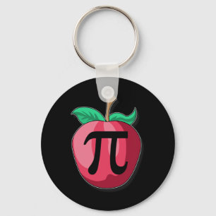 Apple Pi Funny Math Teacher Thanksgiving Pie Day G Key Ring