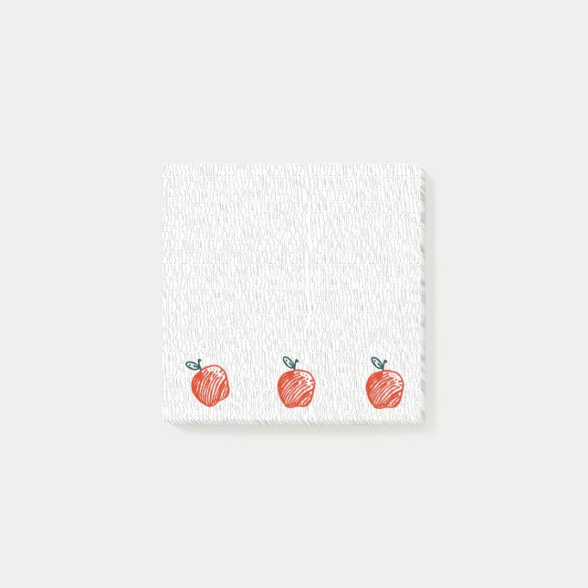 Apple Pi Numbers Post-It Notes (Front)