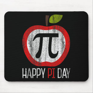 Apple Pi Shirt Math Mouse Pad