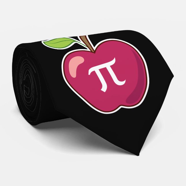 Apple Pi Tie (Rolled)