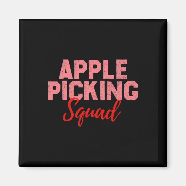Apple Picking Crew Apple Picking Outfit Apple Pick Magnet (Front)