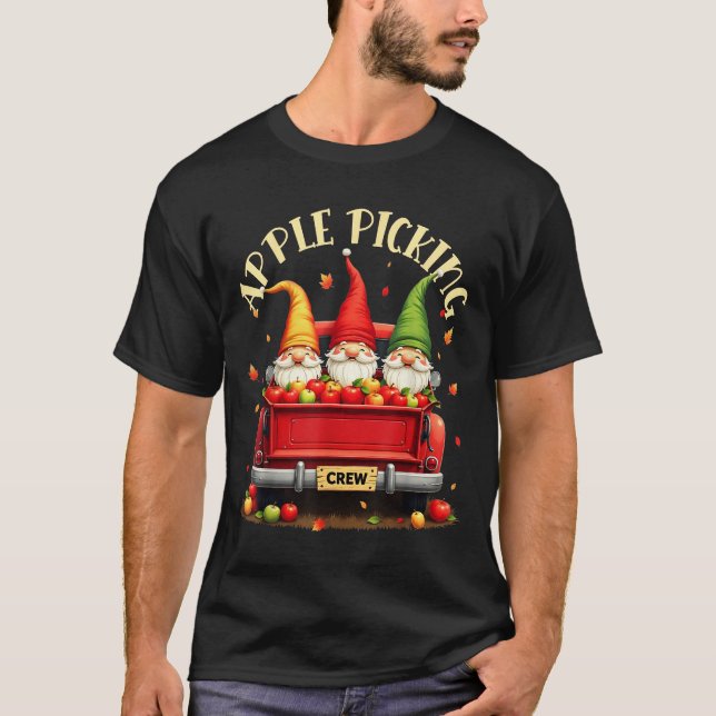 Apple Picking Crew Matching Fall Squad Apple Picki T-Shirt (Front)