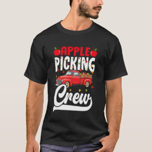 Apple Picking Crew Orchard Fall Autumn Harvest Sea T-Shirt