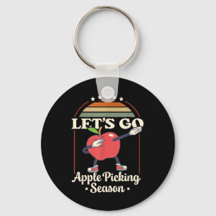 Apple Picking Squad 2025 Fall Orchard Harvest Fun Key Ring