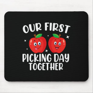 Apple Picking Squad 2025 Fall Orchard Harvest Fun Mouse Pad