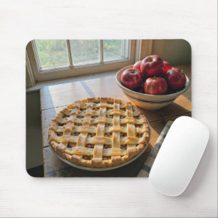 Apple Pie By a Sunny Farmhouse Window Mouse Pad