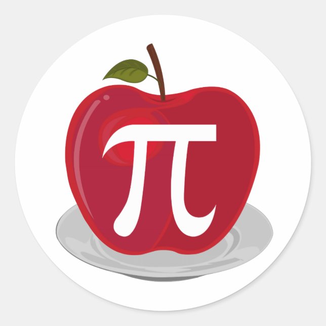 Apple Pie Classic Round Sticker (Front)