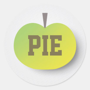 Apple Pie Classic Round Sticker