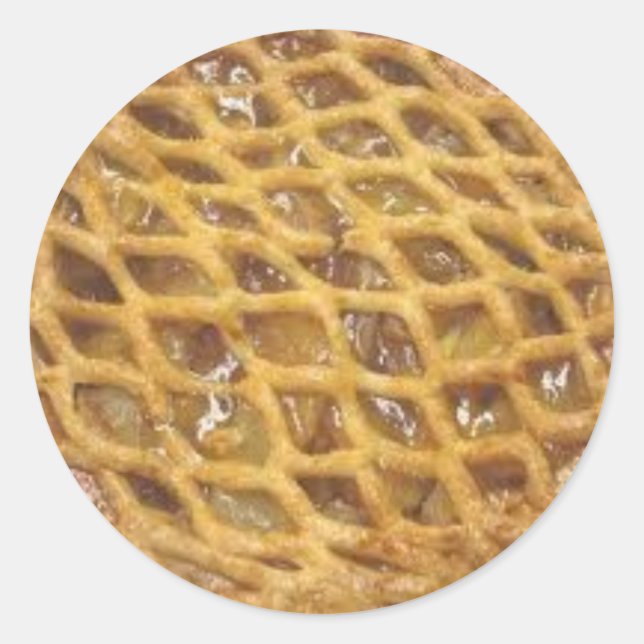 Apple Pie Classic Round Sticker (Front)