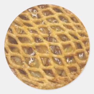 Apple Pie Classic Round Sticker