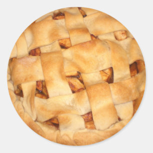 Apple Pie Classic Round Sticker