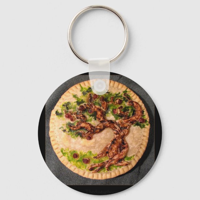 Apple Pie Key Ring (Front)