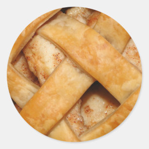 Apple pie lattice crust sticker