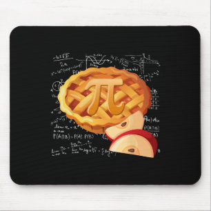 Apple Pie Math Shirt Pi Day Funny Halloween Thanks Mouse Pad