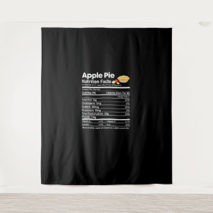 Apple Pie Nutrition Facts Funny Thanksgiving Chris Tapestry