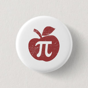 Apple Pie Pi Day 3 Cm Round Badge