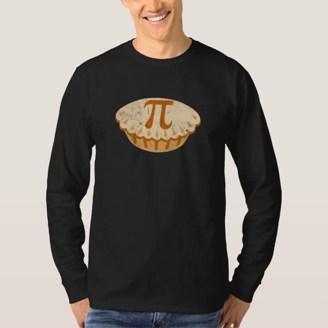 Apple Pie Pi Day  Math Symbol Teachers Students T-Shirt (Front)