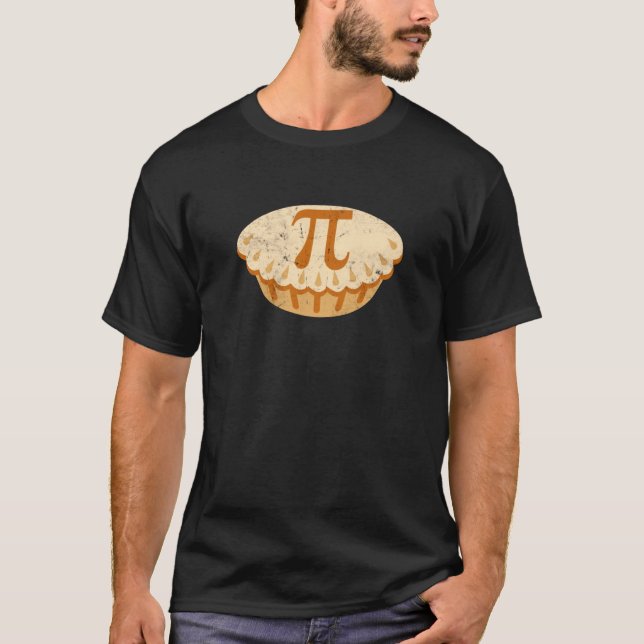 Apple Pie Pi Day  Math Symbol Teachers Students T-Shirt (Front)